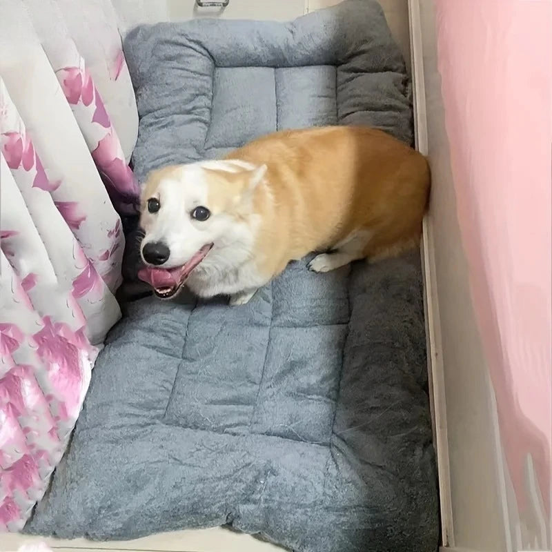 Large Plush Bed Sofa Thickened Super Soft Polyester Bed For Small Medium Large Dog Cat