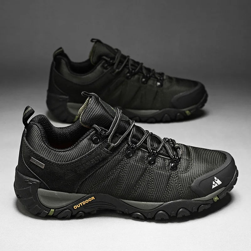 HIKEUP Non-slip Men Hiking Shoes Breathable Outdoor Wear Resistant Splashproof Climbing