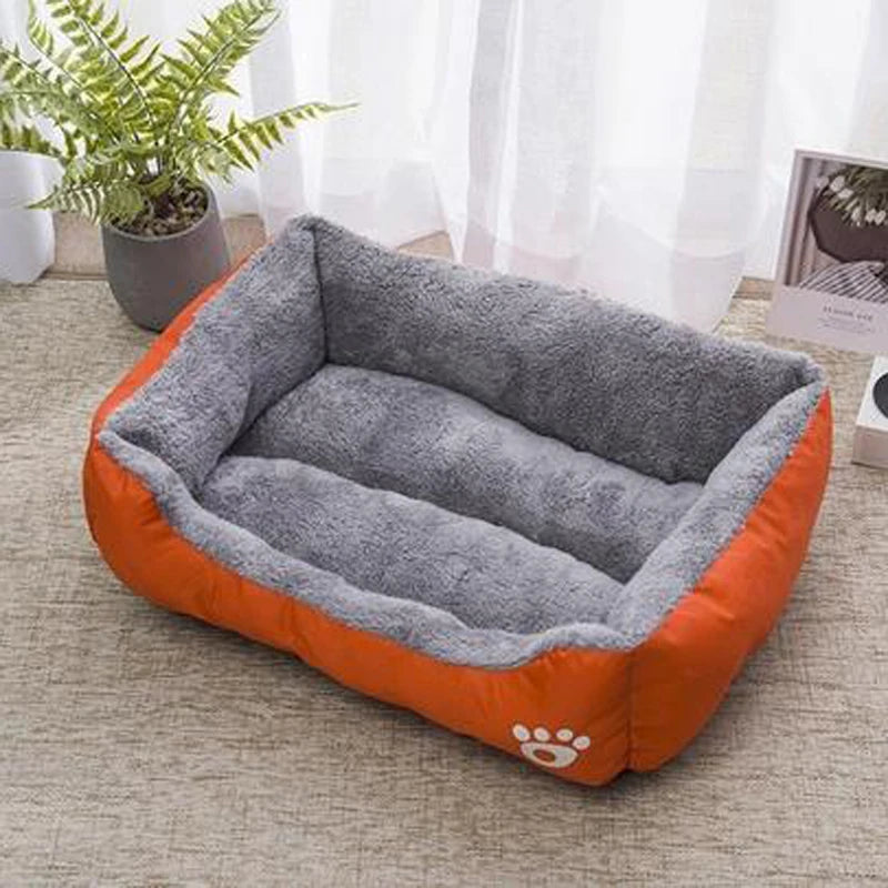 Cat Dog Bed Plush Sleeping Bed for Large, Medium and Small Dogs, Non-Slip and Bite-Resistant