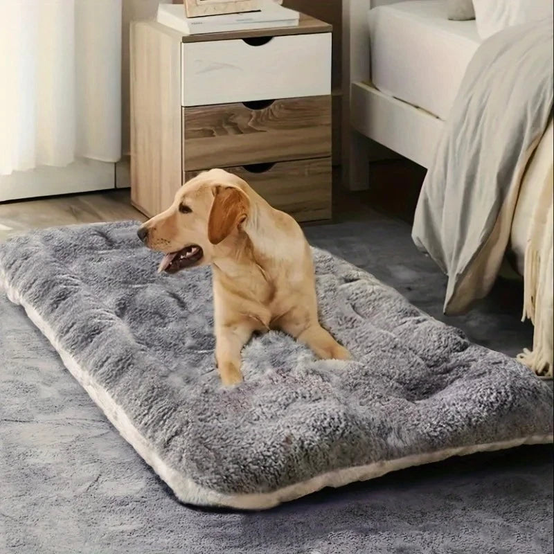 Large Plush Bed Sofa Thickened Super Soft Polyester Bed For Small Medium Large Dog Cat