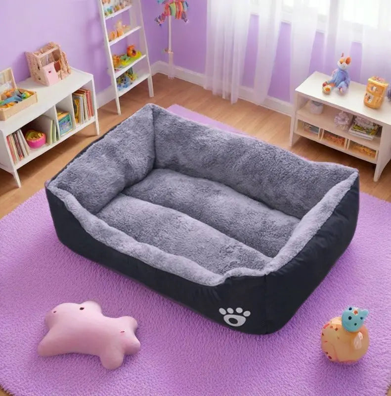 Cat Dog Bed Plush Sleeping Bed for Large, Medium and Small Dogs, Non-Slip and Bite-Resistant
