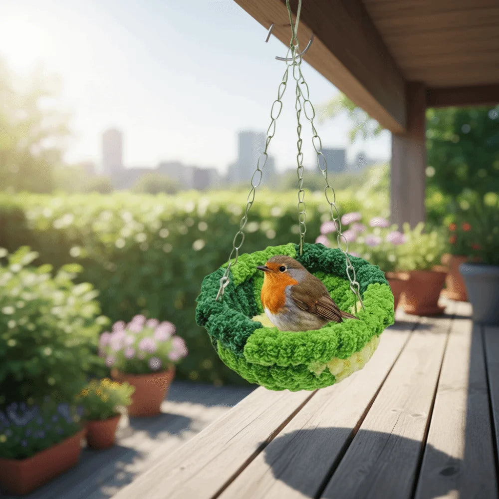 Bird Bed Hideout Warm Bird Hanging Hammock Thicken Bite Resistant Parrot Cotton Nest Comfortable Soft Bird Cage Swing Bird Cage