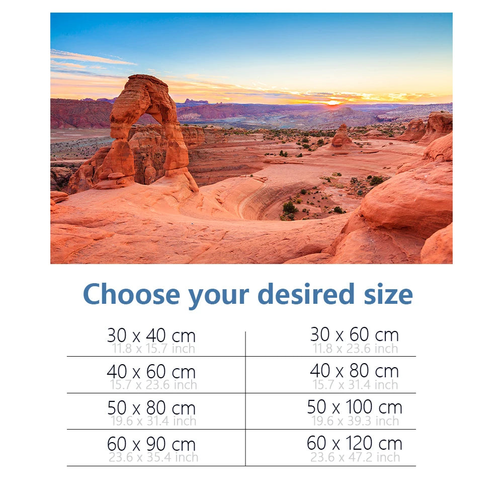 Reptile Habitat Aquarium Background Desert Red Rock 3D HD Printing Wallpaper Fish Tank Backdrop Decorations PVC Landscape Poster
