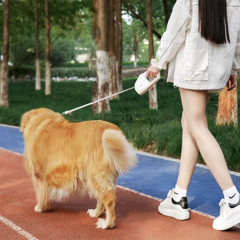 Pet Dog Retractable Leash 5m Automatic Stretching Dog Hand Holding Fiber Rope Leashes