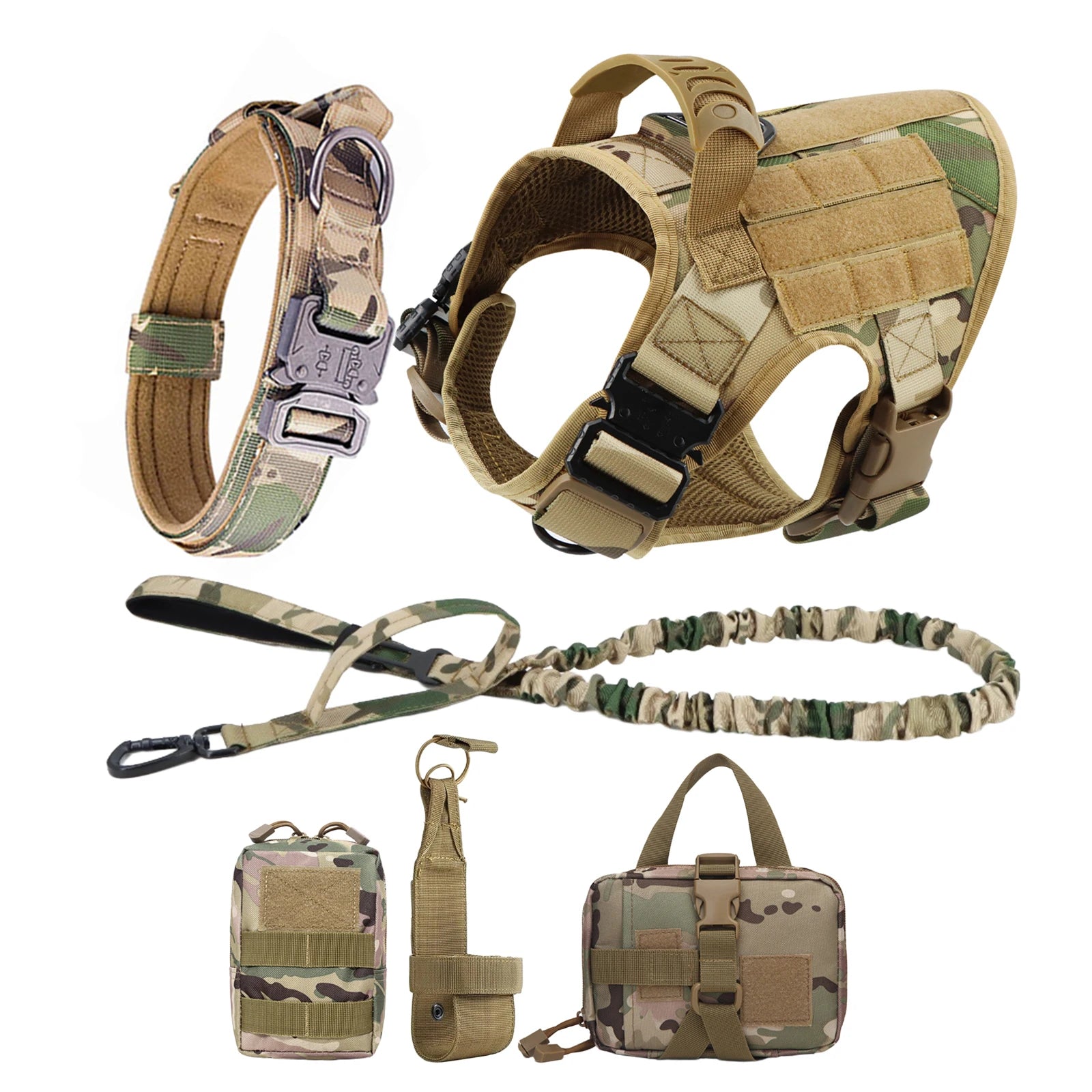 Harness And Leash Set Pet  Training Walking Vest Dog Harness And Collar For Medium Large Dogs