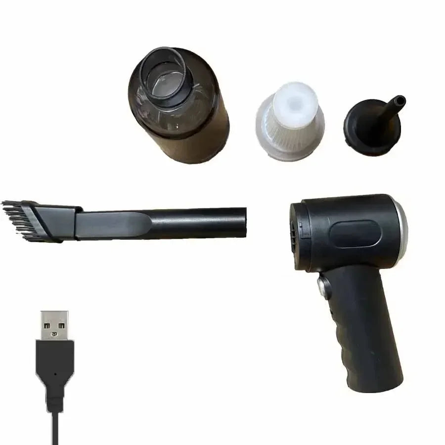 9000Pa Wireless Car Vacuum Cleaner USB Charging 1200mAh Portable Mini Wet and Dry Vacuum Cleaner