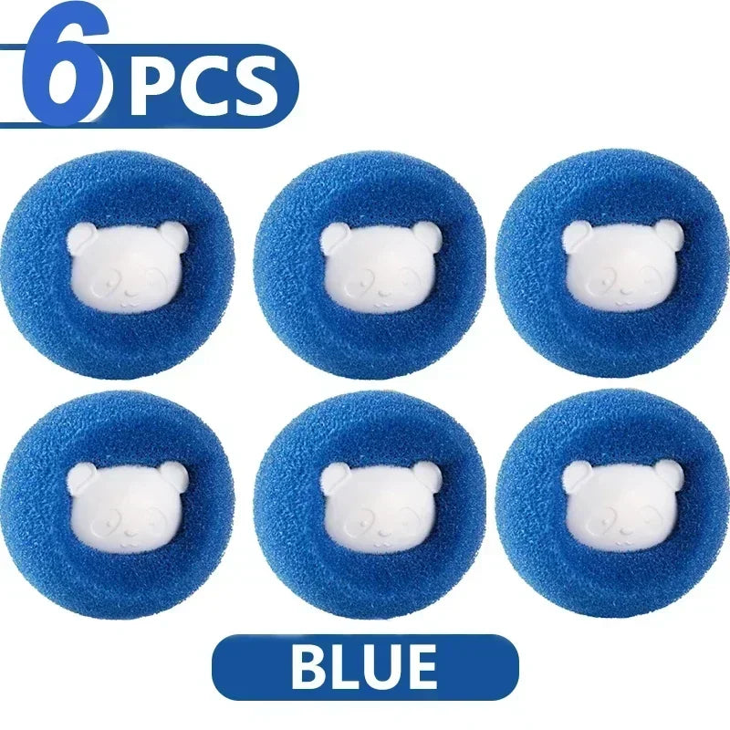 Laundry Balls Pet Hair Collector for Washing Machine Reusable Laundry Lint Catcher Removes Lint From Clothes