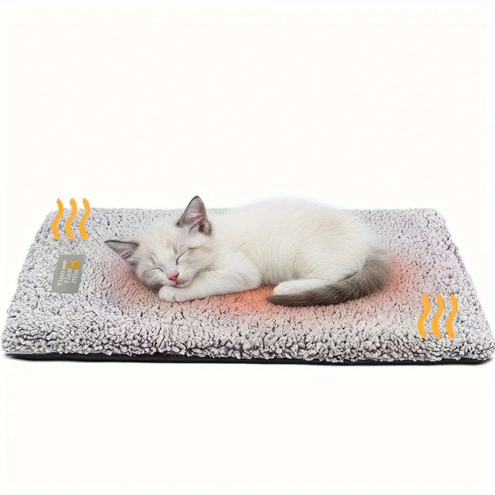 Winter Warming Pet Mattress, Super Warm Cat And Dog Pad, Washable And Non-Slip Mat, for Small to Large Dogs And Cats