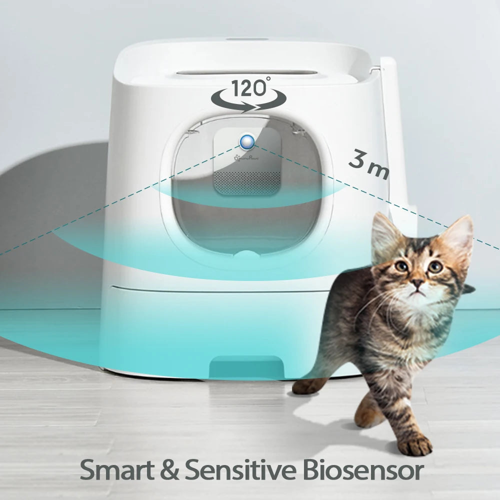4000mAh Smart Cat Odor Purifier For Cat Litter Box Deodorizer  Air Purifier Dog Cat Litter