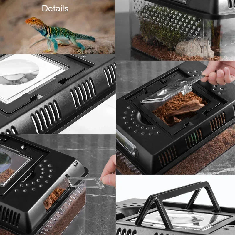 Outdoor Reptile Pet Box  Pet House Acrylic Cage