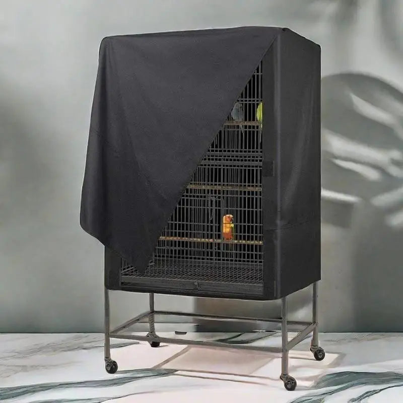 Bird Cage Cover Waterproof Dustproof Oxford Cloth Cage Cover Protective Bird Cage Two Handle Top Design Adjustable