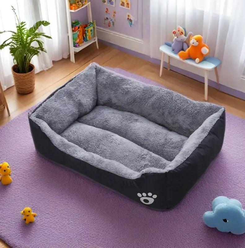 Cat Dog Bed Plush Sleeping Bed for Large, Medium and Small Dogs, Non-Slip and Bite-Resistant
