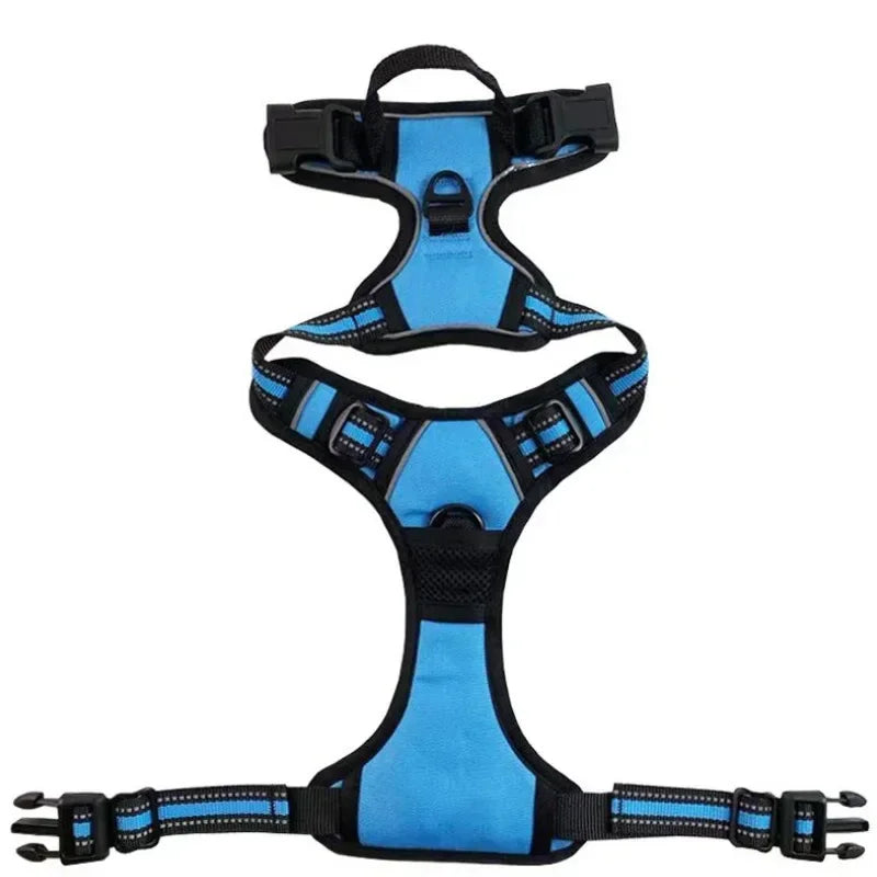 Reflective Adjustable Breathable Vest Chest Strap for Small Medium Large Dogs Pet Harness Cat