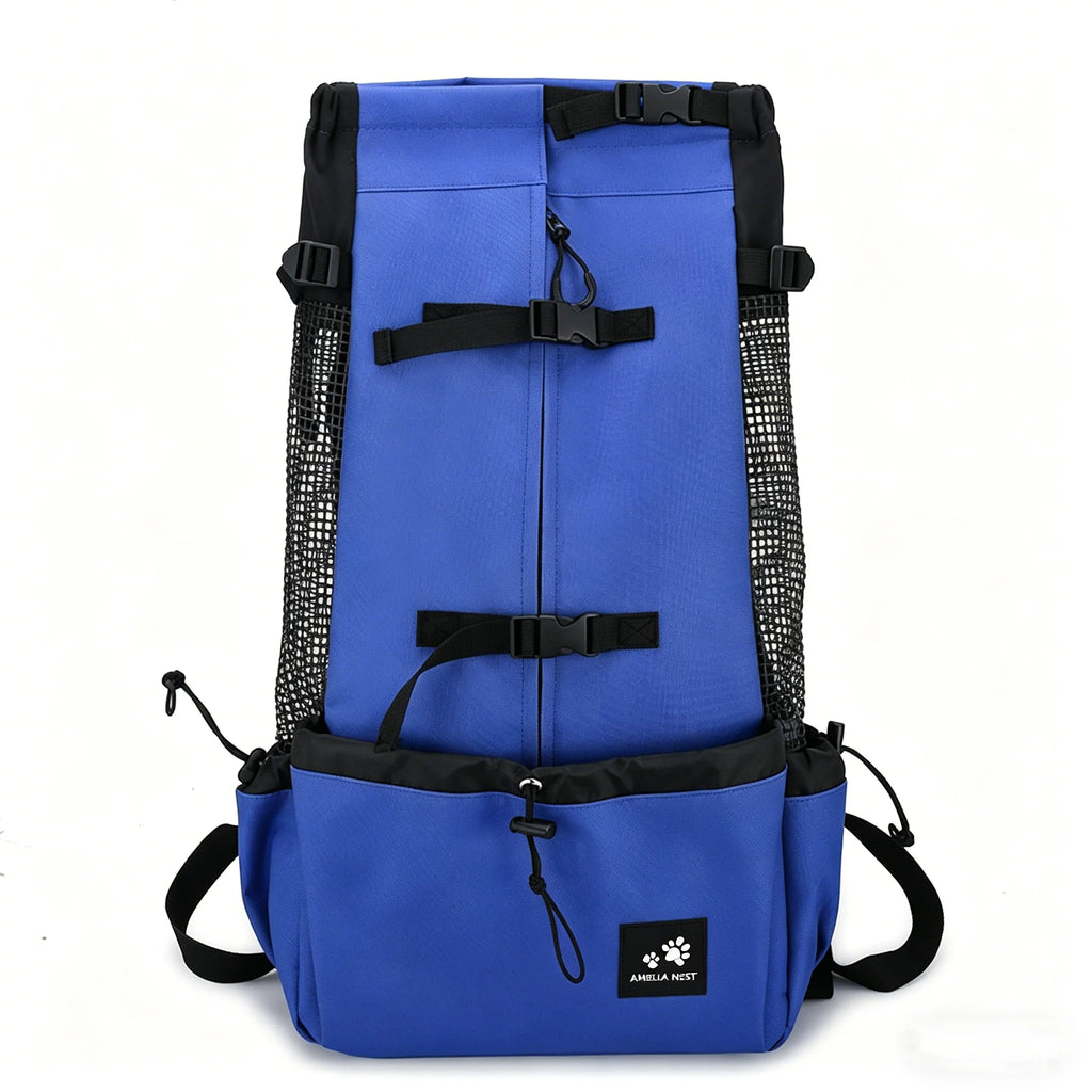 Strong Nylon Dog Carrier Backpack for Small Medium Dogs High Quality Breathable Cycling Backpack for Outdoor