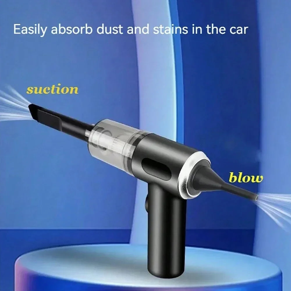 1PC Wireless Vacuum Cleaner 120W High Power Black
Home And Car Powerful Portable Handheld Vacuum