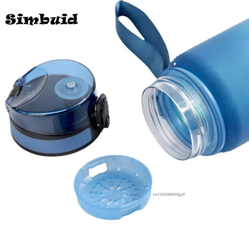 1 Liter Large Capacity Sports Water Bottle Leak Proof Colorful Plastic Cup