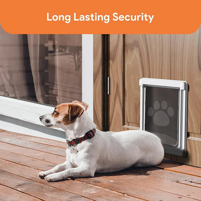 Strong Lockable Dog Door with Privacy Protection Flap Pet Dog Door For Big Small Dogs Pet Safety Doors Easy to Install