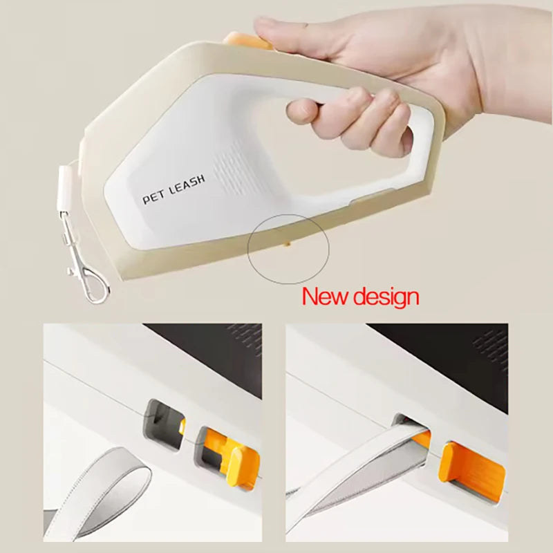 Pet Dog Retractable Leash 5m Automatic Stretching Dog Hand Holding Fiber Rope Leashes