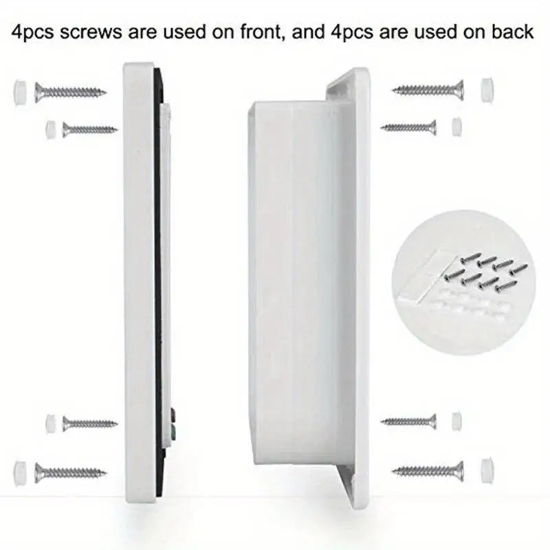 Pet Cat Door  Dog Door  Control Free Entry And Exit Pet Home Practical Two-way Door Safety Flap Door