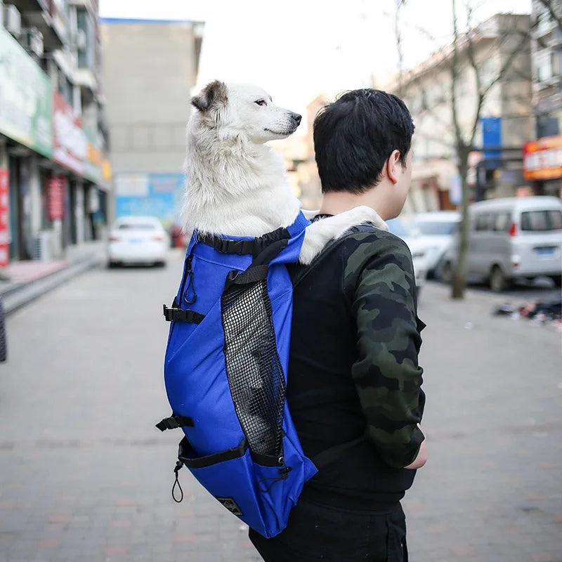 Strong Nylon Dog Carrier Backpack for Small Medium Dogs High Quality Breathable Cycling Backpack for Outdoor
