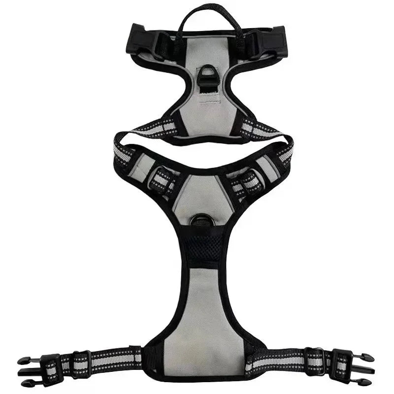 Reflective Adjustable Breathable Vest Chest Strap for Small Medium Large Dogs Pet Harness Cat