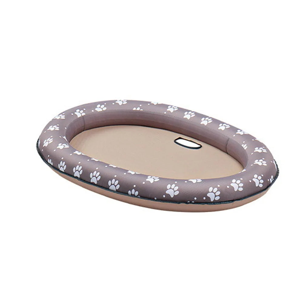 Water Toys Foldable Dog Swimming Float Soft PVC Pet Inflatable Raft Cooling Pet Dog Float Pool