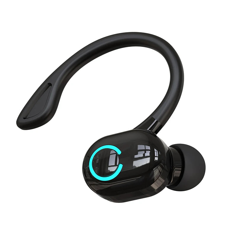 Wireless Bluetooth Earphones HIFI Bass With HD MIC Ear-Hook Earbuds Noise Cancelling Waterproof Headsets