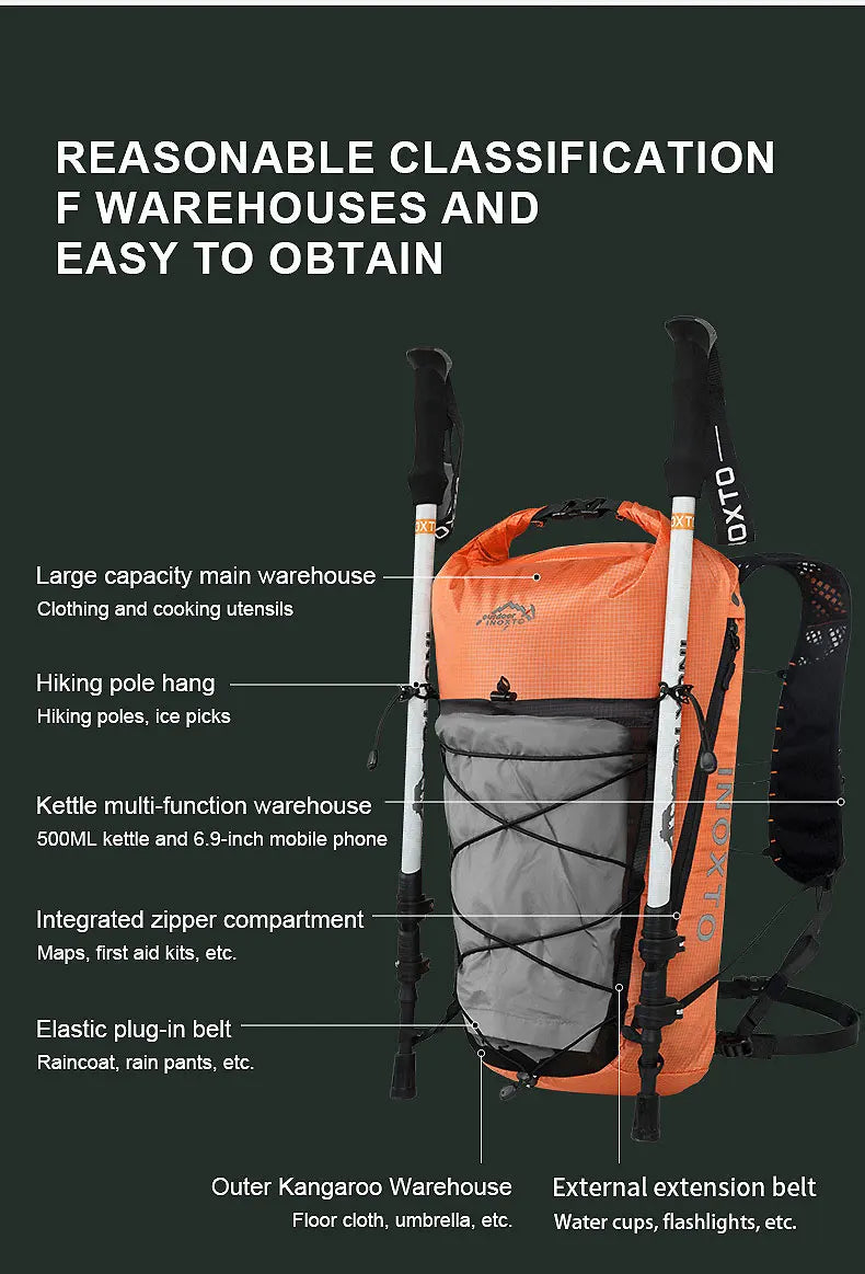 Hiking Backpack for Men and Women, Waterproof Camping Backpack , Lightweight Outdoor Sport Travel Daypack Rucksack
