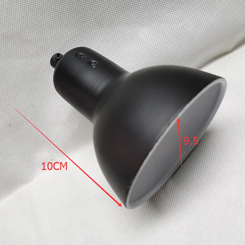 Reptile Light Fixtures Animals Heat Lamp Protector Lampshade Shell Metal Supplies Reflector Dome Heating Habitat Lighting