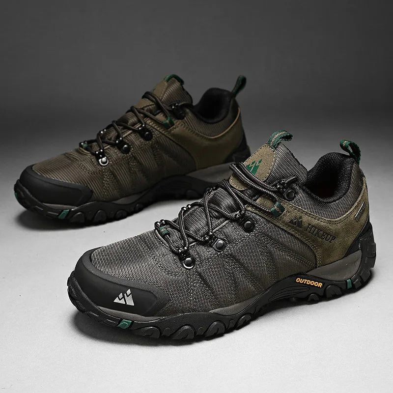 HIKEUP Non-slip Men Hiking Shoes Breathable Outdoor Wear Resistant Splashproof Climbing