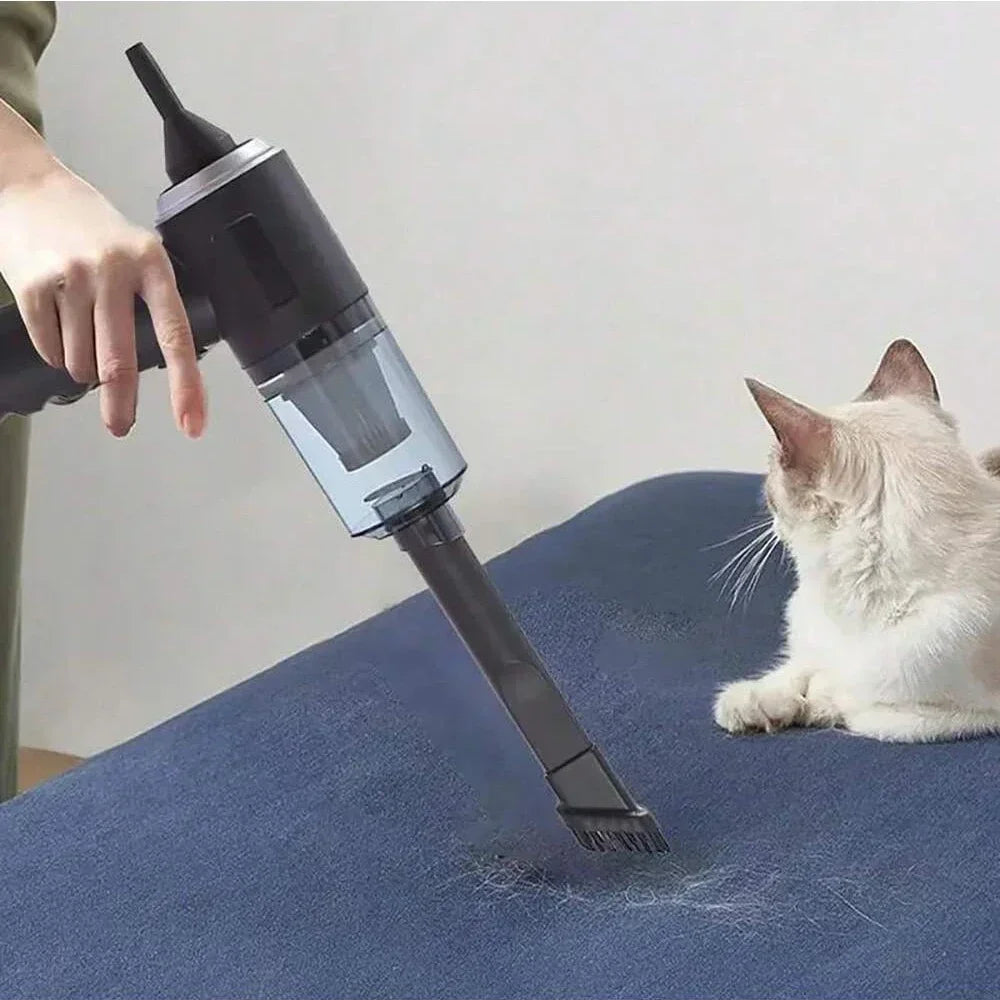 1PC Wireless Vacuum Cleaner 120W High Power Black
Home And Car Powerful Portable Handheld Vacuum