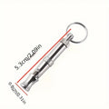 1/2Pcs Dog Whistle To Stop Barking, Adjustable Sound Pitch Dog Whistle With Keychain, Professional Recall Pet