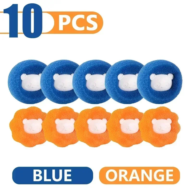 Laundry Balls Pet Hair Collector for Washing Machine Reusable Laundry Lint Catcher Removes Lint From Clothes