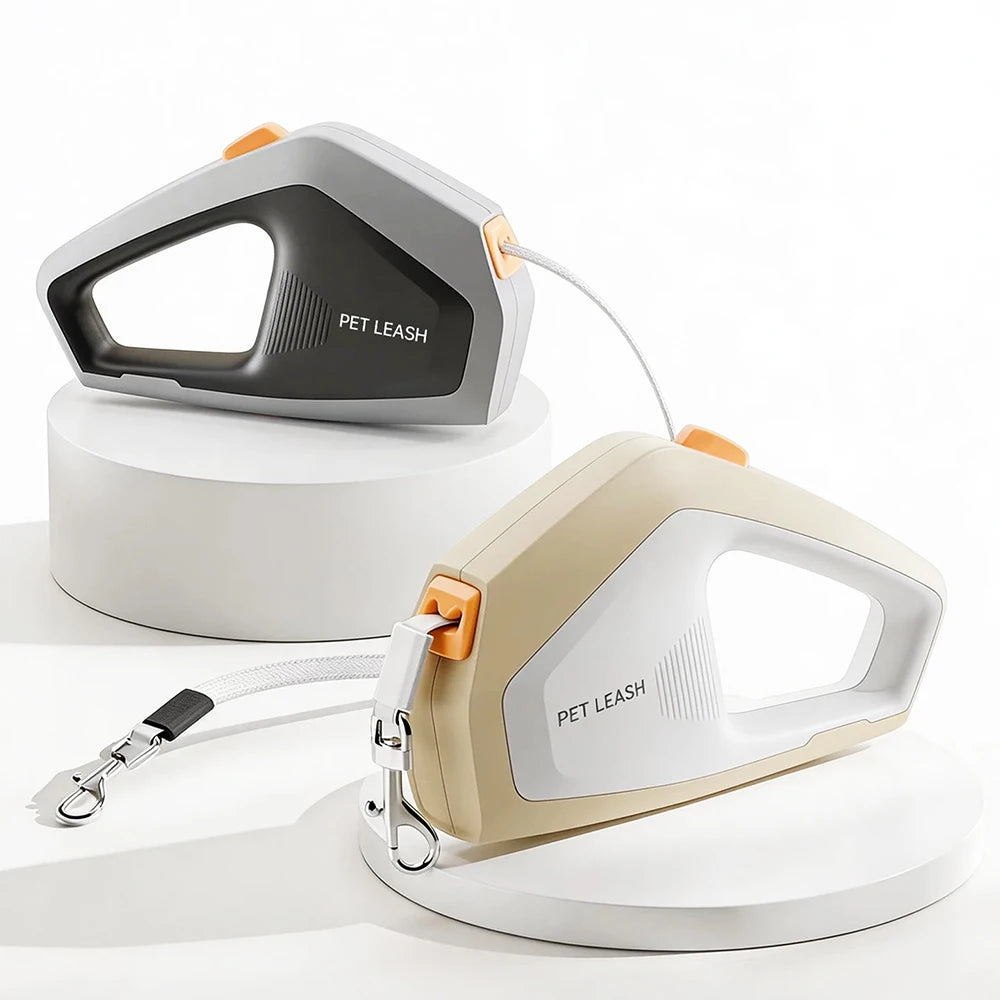 Pet Dog Retractable Leash 5m Automatic Stretching Dog Hand Holding Fiber Rope Leashes