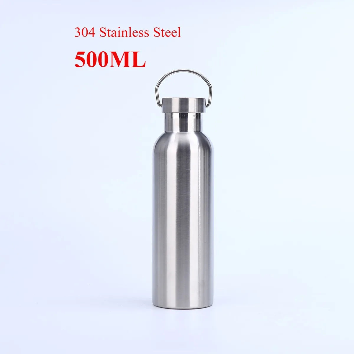 Stainless Steel Water Bottle 1 Liter Free Shipping, Drink Bottle for Sport Travel Cups,  500 750 1000ml Water Bottles