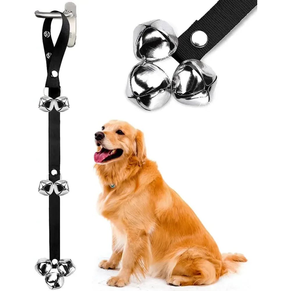 Dog Doorbells Premium Training Potty Adjustable Dog Door Bell for Potty Training Puppy