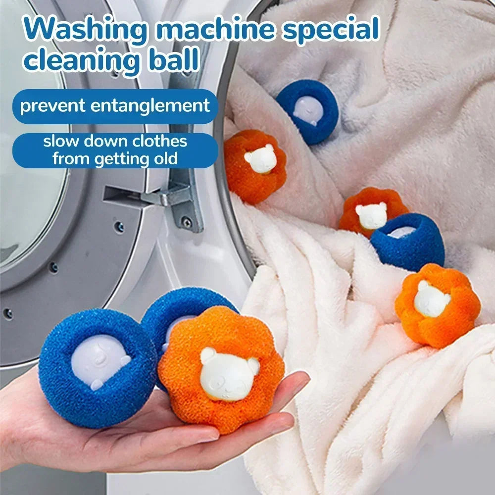 Laundry Balls Pet Hair Collector for Washing Machine Reusable Laundry Lint Catcher Removes Lint From Clothes
