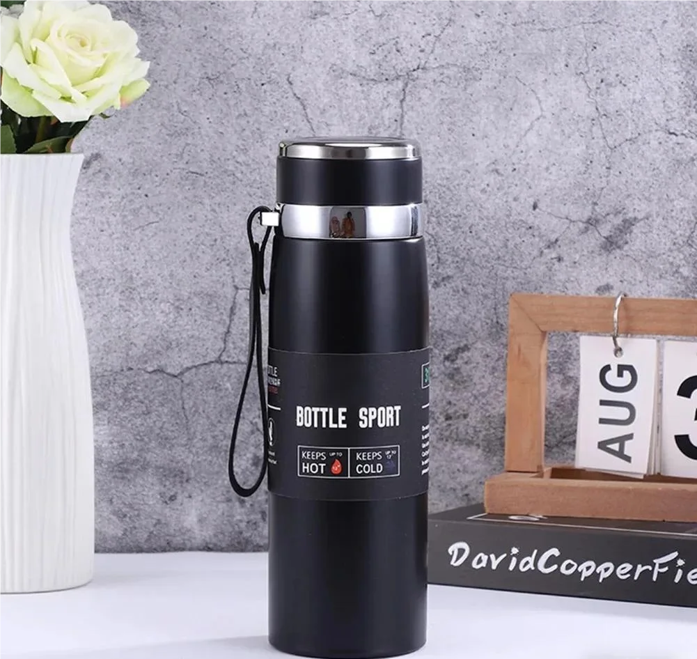 1L Thermal Water Bottle Keep Cold and Hot Water Tea Coffee Stainless Steel Thermos Bottle