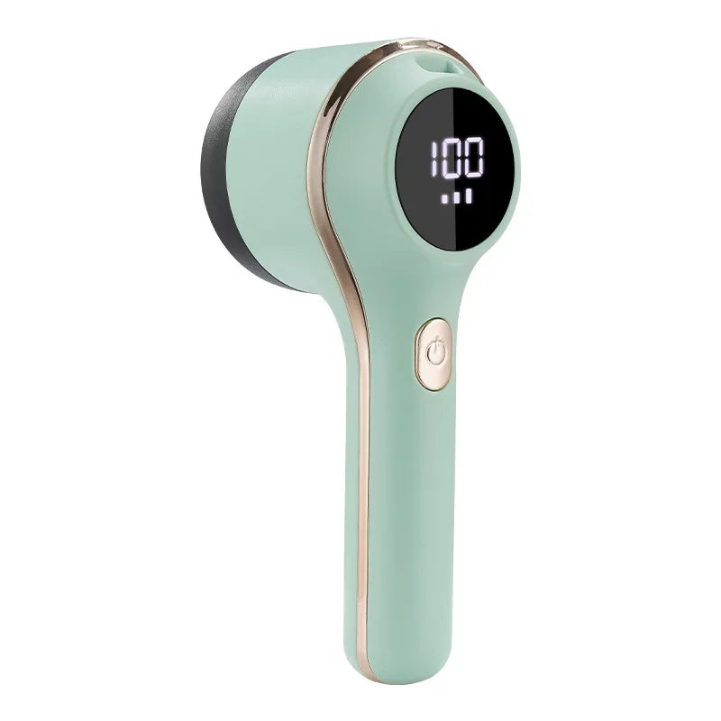 Portable Lint Remover Electric USB Clothes Cleaning Brush with LED Digital