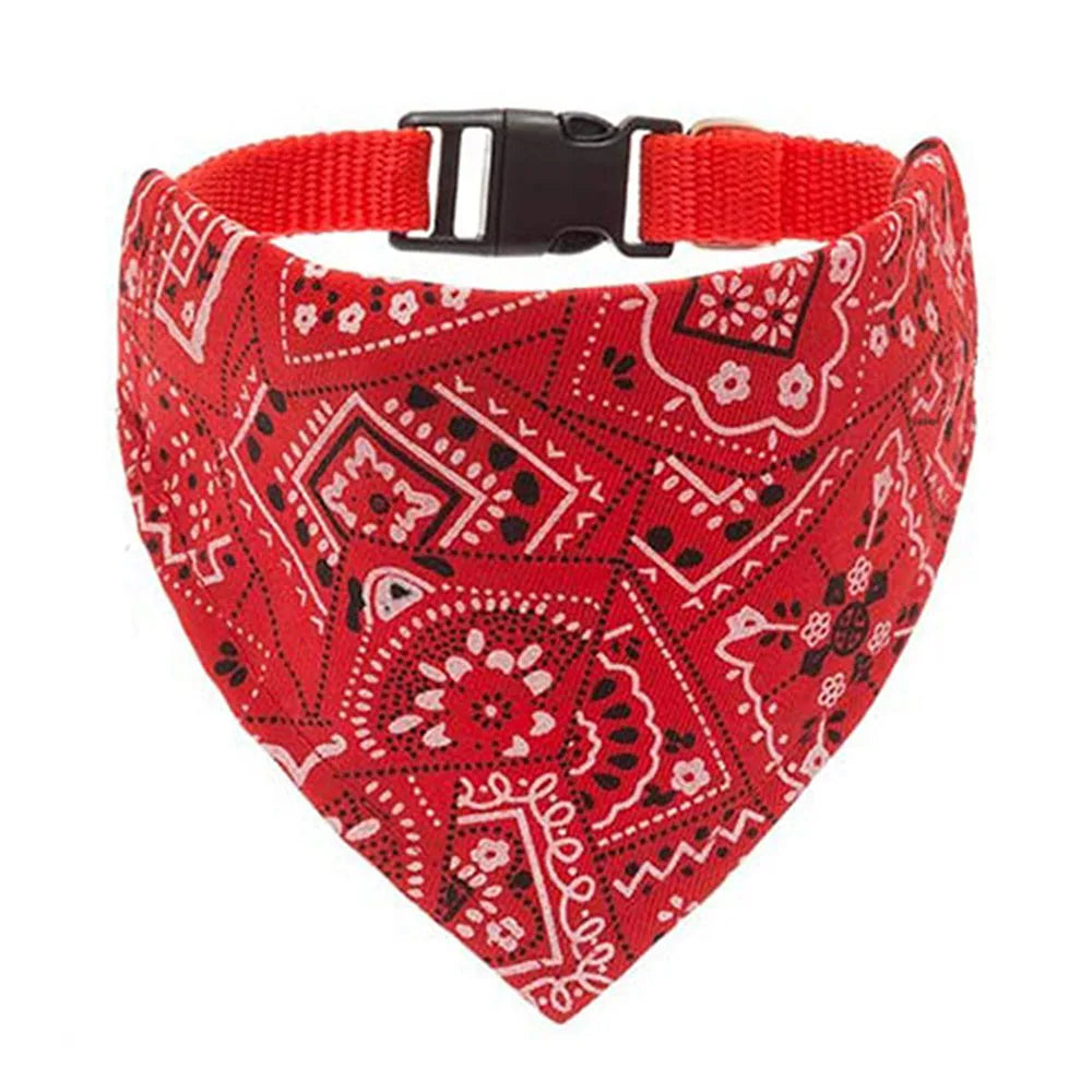 Dog Collar Bandana Scarf Collar Adjustable Dog Bandanas Collar Cat Neckerchief