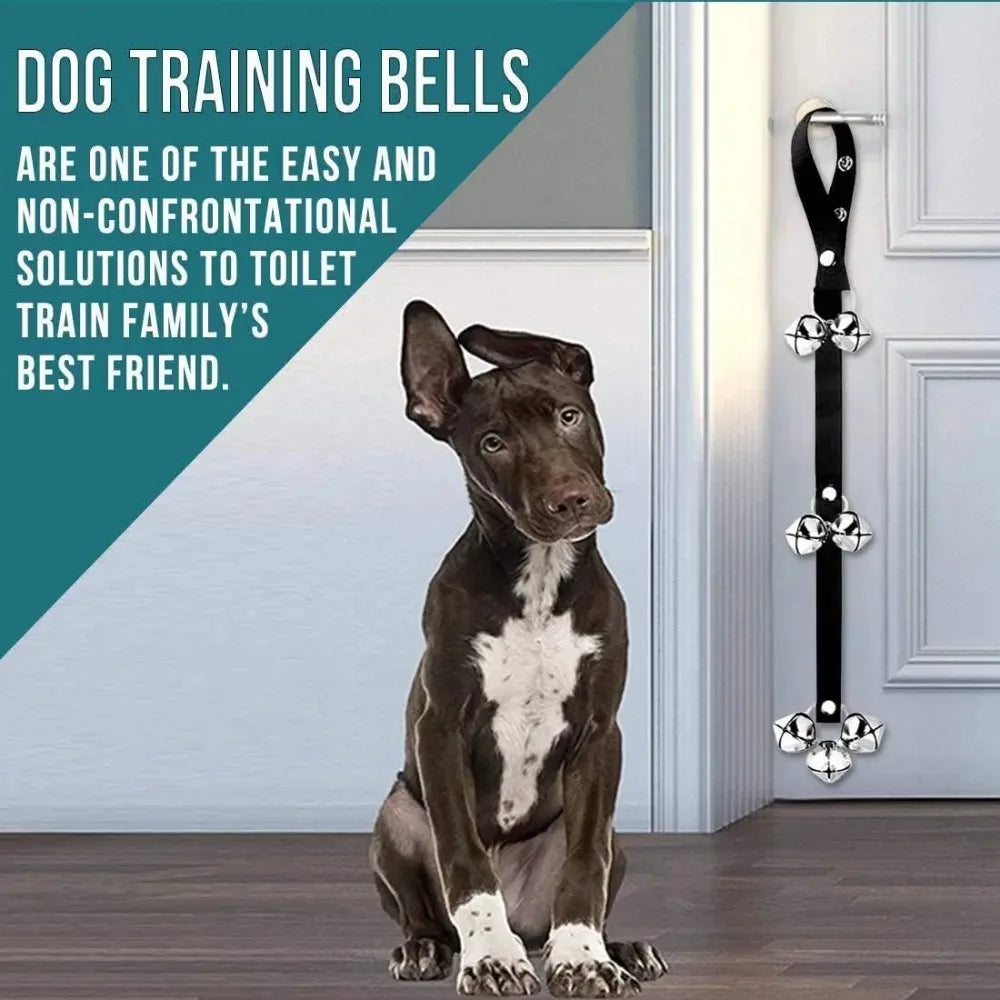 Dog Doorbells Premium Training Potty Adjustable Dog Door Bell for Potty Training Puppy
