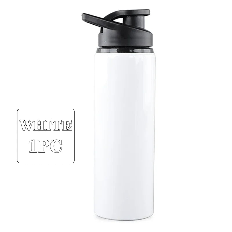 Metal Portable Water Bottle Leakproof Reusable Outdoor Sports Cup for Cycling Hiking Gym Travel