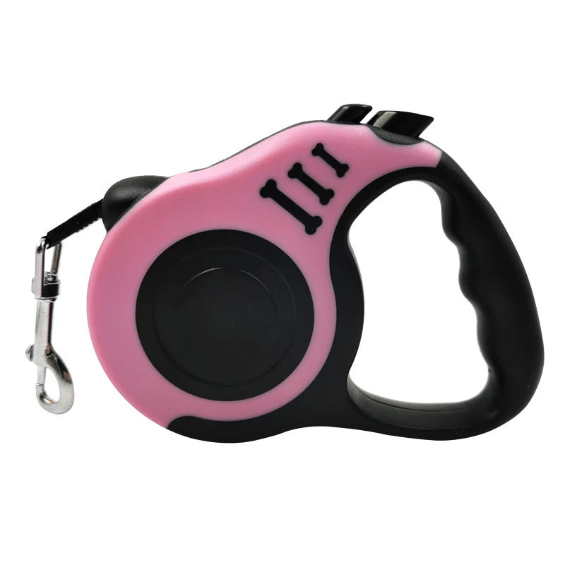 3m 5m Dog Leash for Small Dogs Cat Automatic Retractable Durable Nylon Lead Outdoor Travel Walking Hiking