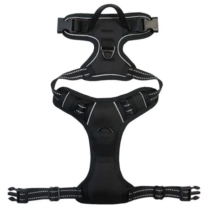 Reflective Adjustable Breathable Vest Chest Strap for Small Medium Large Dogs Pet Harness Cat