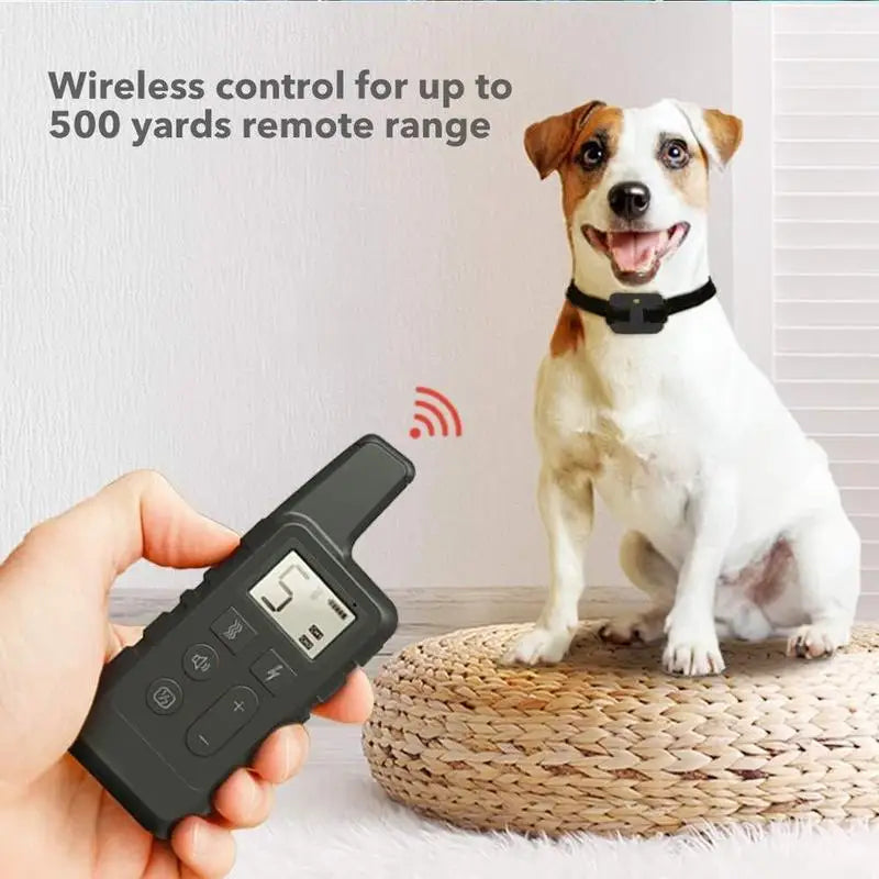 Rechargeable Dog Training Collar 1650ft Remote Control Dog Training Collar with Adjustable Nylon Strap