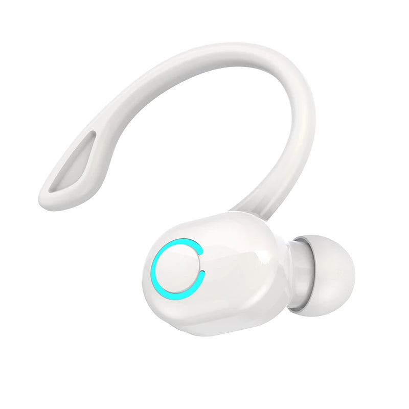 Wireless Bluetooth Earphones HIFI Bass With HD MIC Ear-Hook Earbuds Noise Cancelling Waterproof Headsets