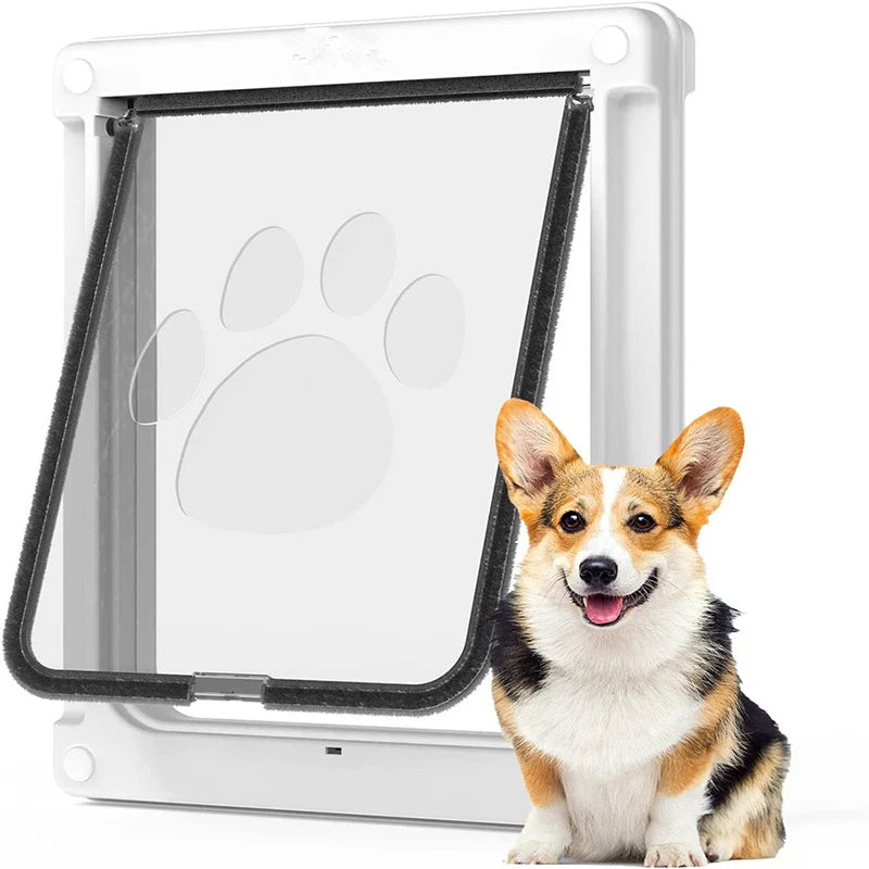 Strong Lockable Dog Door with Privacy Protection Flap Pet Dog Door For Big Small Dogs Pet Safety Doors Easy to Install