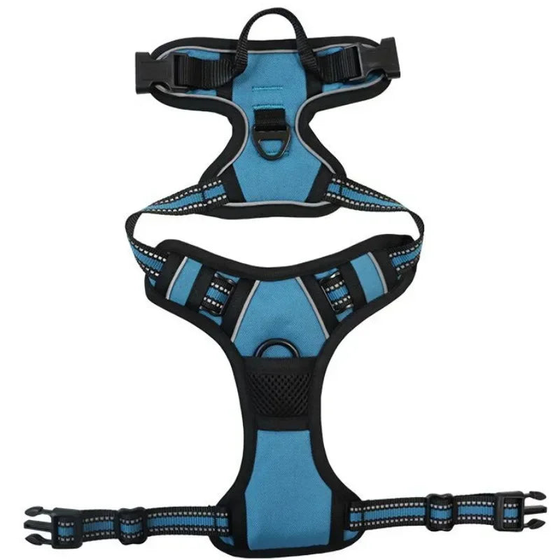 Reflective Adjustable Breathable Vest Chest Strap for Small Medium Large Dogs Pet Harness Cat