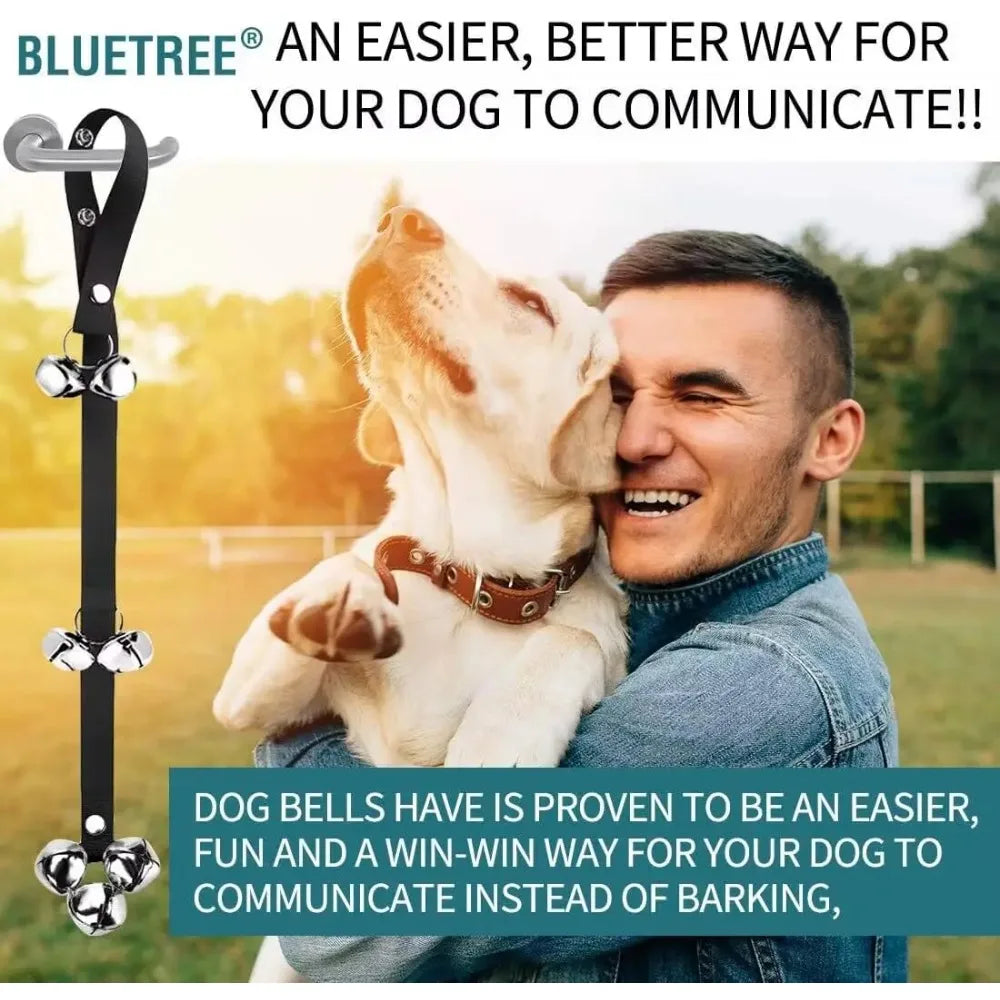Dog Doorbells Premium Training Potty Adjustable Dog Door Bell for Potty Training Puppy