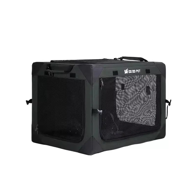 Dog Crate Travel Foldable Pet Crate for Puppy/Small Dog  Fit for Indoor & Outdoor/Car Back Seat/Trunk